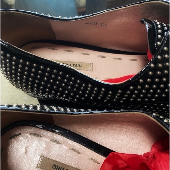 ✨Miu Miu Studded Flats ✨ - Picture 4 of 8